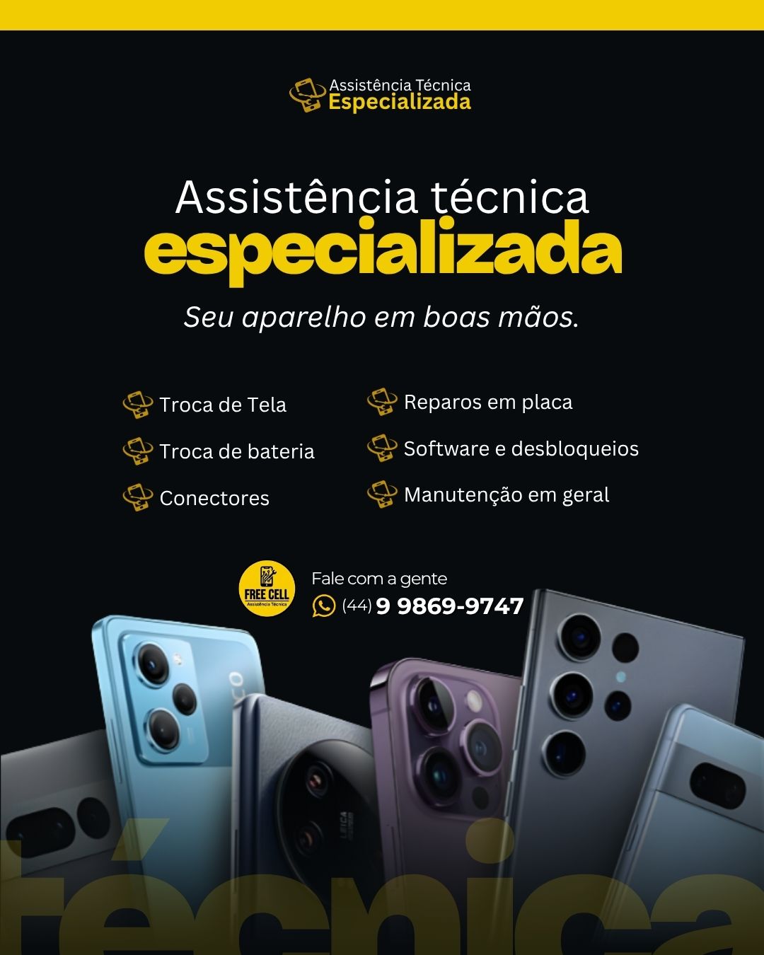 Ferramentas para assistência técnica especializada